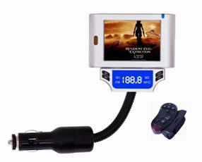 sell car mp4 player, handsfree mp4, car FM modulator, bluetooth mp4