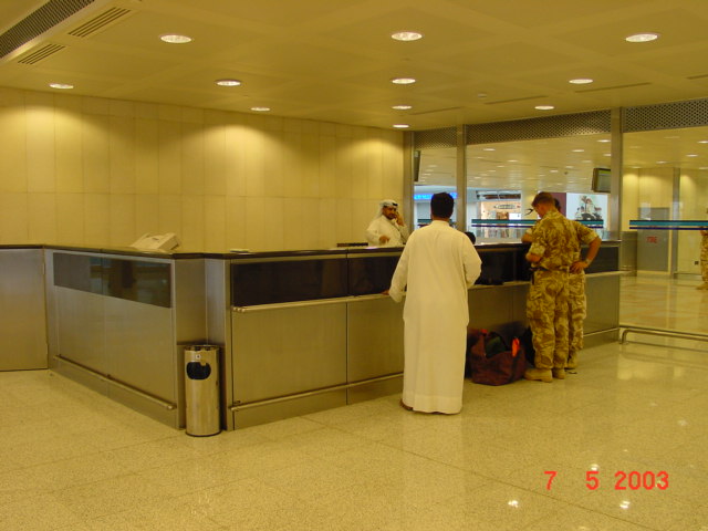 Fiberglass Counters - Airport and others
