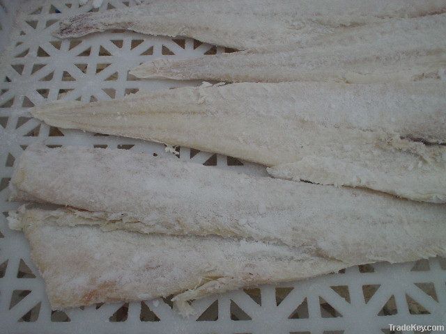 Dried salted pollock , cod