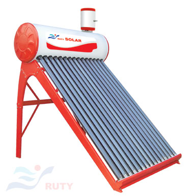 auxiliary feeder solar water heater