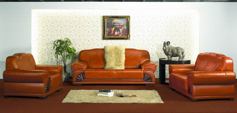 Leather sofa OS-2269