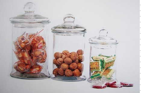 glass storages jar