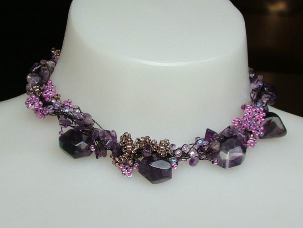 Amethyst Nugget Necklace