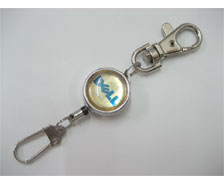 Durable Metal Retractable Reels with Hooks and Keychains