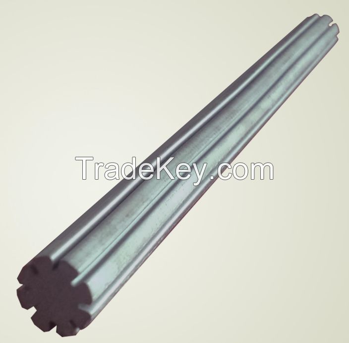 Hollow Fluted Ferrite Rod Ferrite Impeder Ferrite Impeder rod for High Frequency Welding Machine