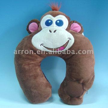 Monkey Shaped Pillow with Speaker