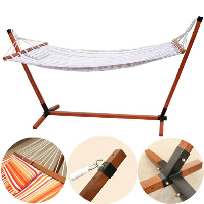 wooden hammock