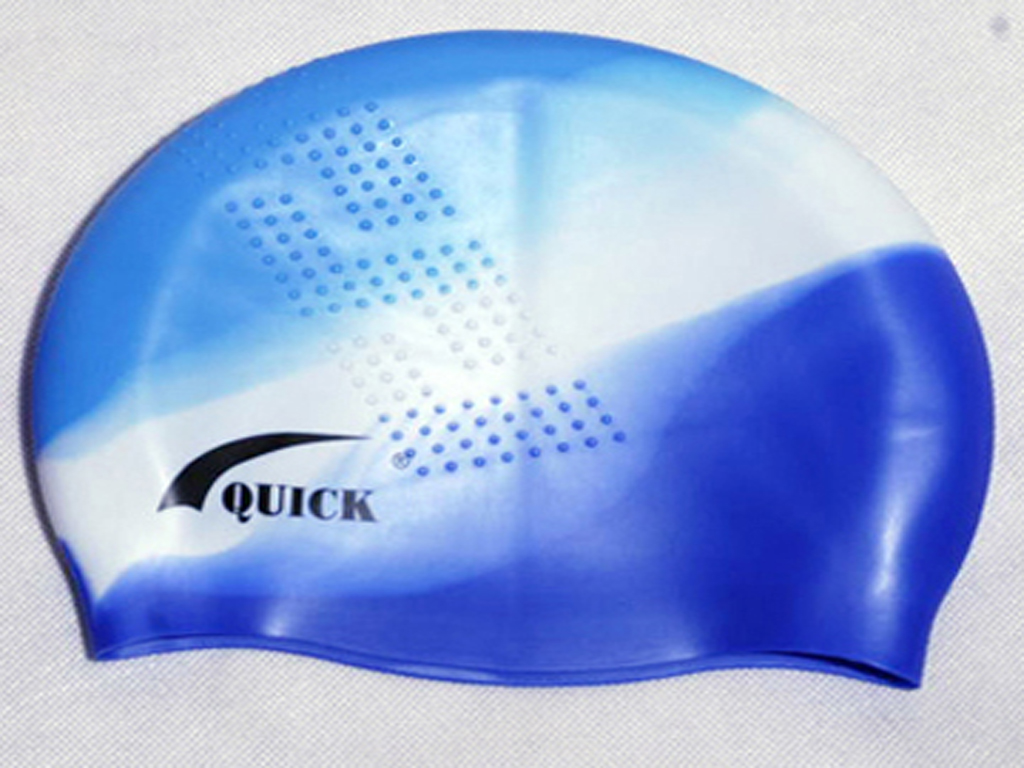 QB no wrinkle outside grains silicone swimming cap