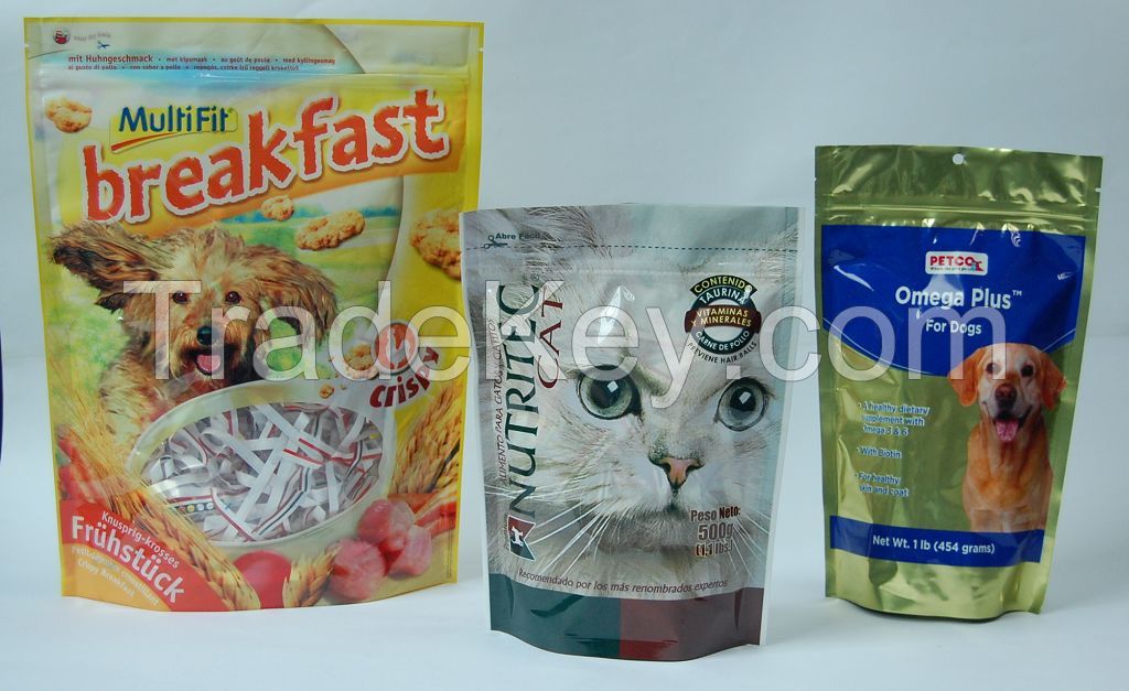 Pet Food Bags / Dog Food Bags / Zipper Vacuum Bag