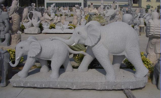 animal carving stone