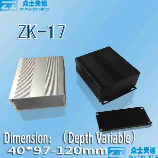 zk series aluminum enclosure metal box shell case