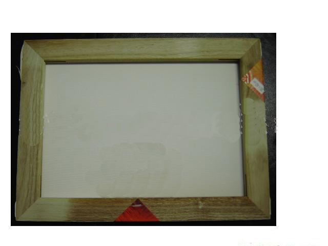 wooden frame white board