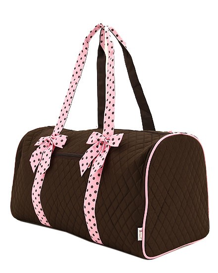 Quilted Mnogrammable Duffle Bag