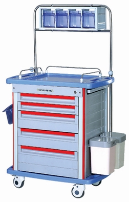 Luxury trolley for anesthesia