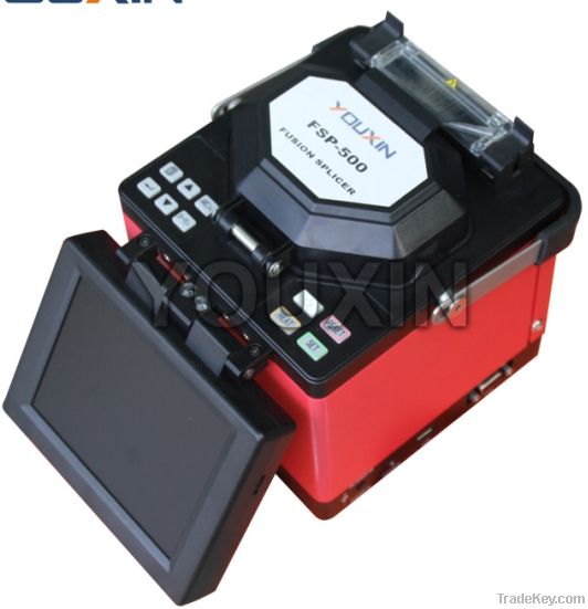 Single fiber fusion splicer