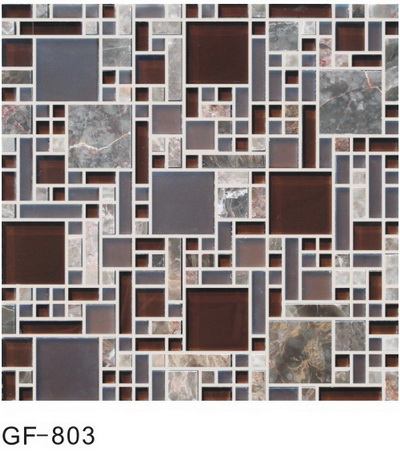 Glass mosaic tile, crystal Mocaic tile(GF-80)Chinese style
