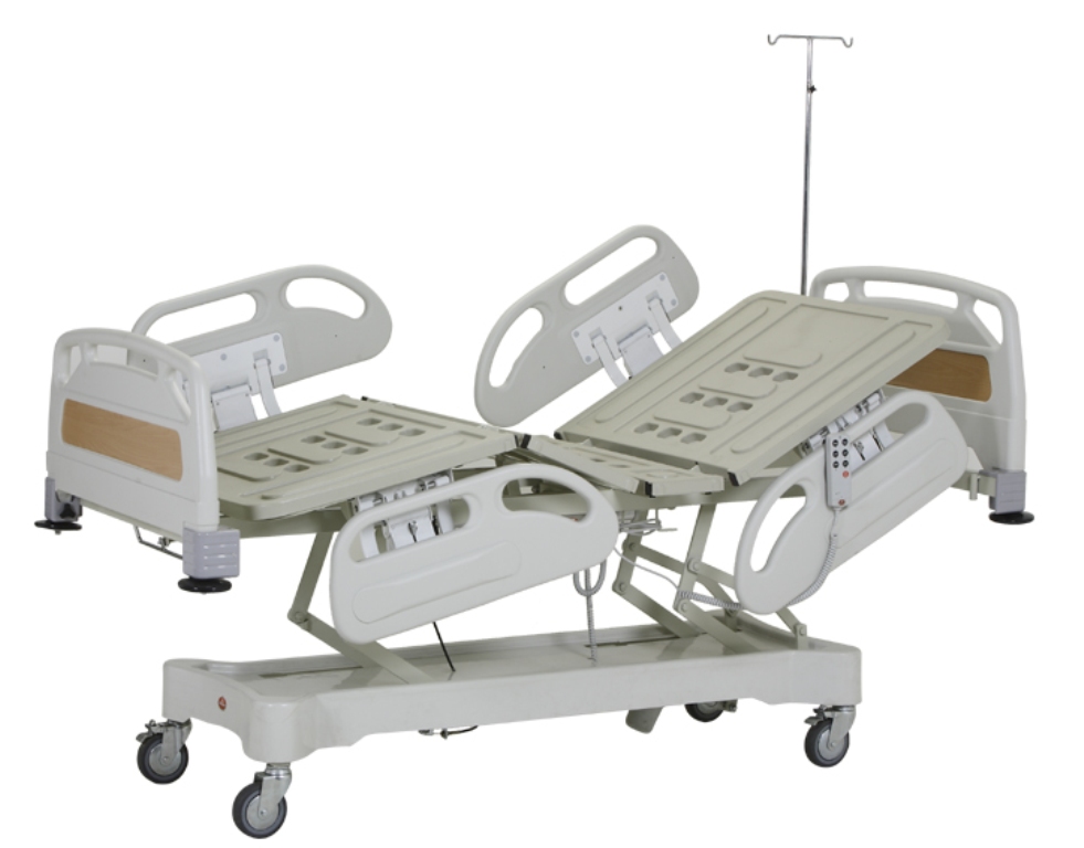 PATIENT BED WITH THREE ELECTRICAL MOTORS,