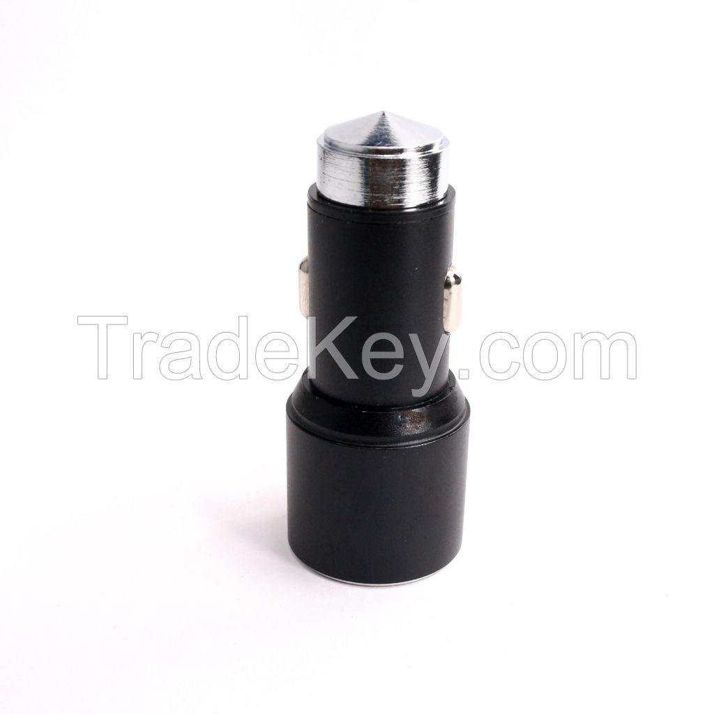 safety hammer Dual USB car charger