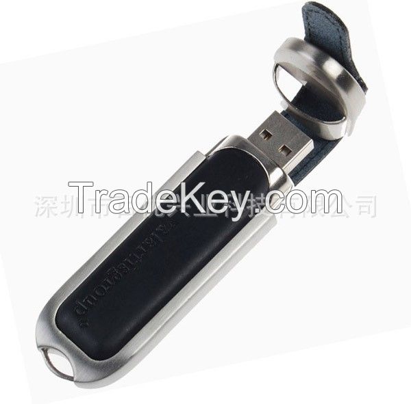 leather/PVC/plastic promotional USB flash rives