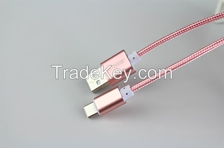 Type C cable for moblie phone