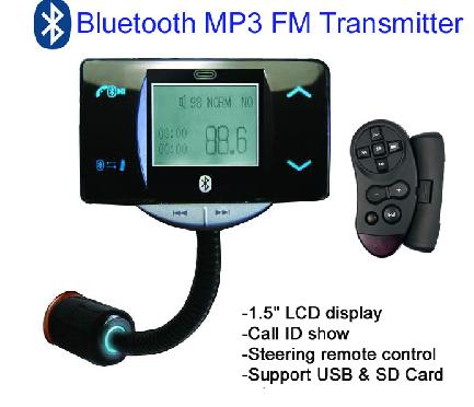 Bluetooth MP3 FM Transmitter