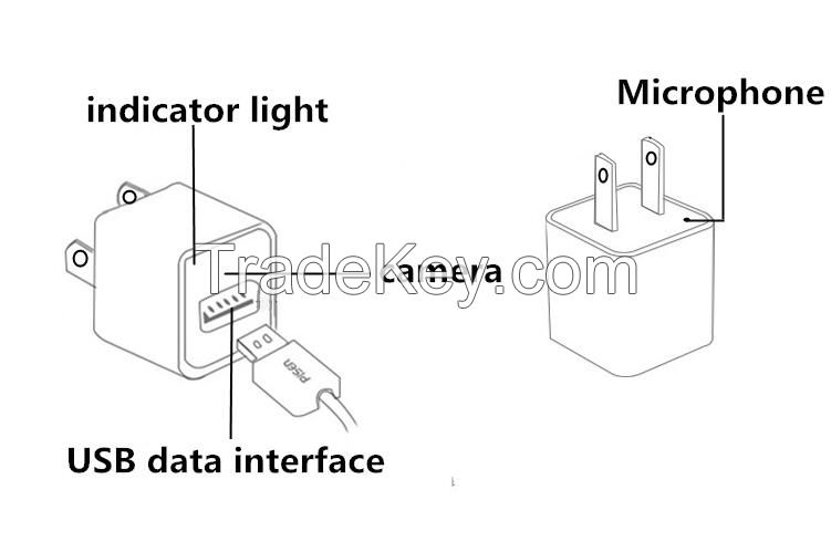 USB Spy Pocket Pen DVR hd charger 1080p no hole lens 