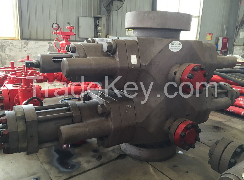 NOV T3 Energy 13-5/8" 10000 Psi Double Ram BOP, (Large Bore with Tandem Booster Shear) Model: 6012