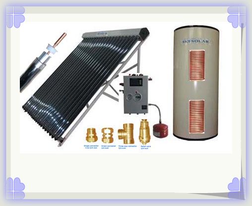 Split Pressurized solar water heaters with Two Heat Exchangers