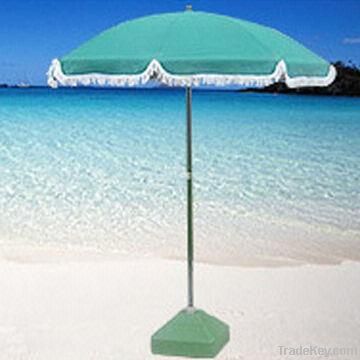 Garden/Beach Umbrella with Metal Frame, Made of 170T Polyester, OEM Or