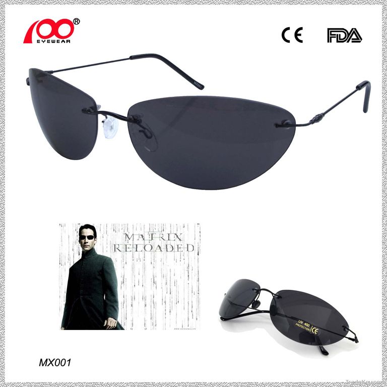 World famous classic movies Matrix sunglasses