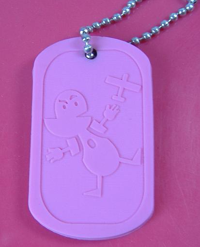 Silicone Tag Keychain