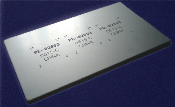 aluminum plate for pad printing