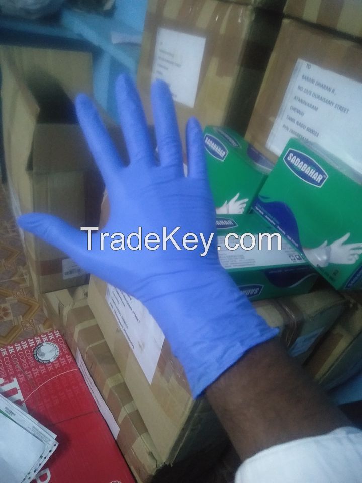 SKYMED DISPOSABLE PURE NITRILE GLOVES