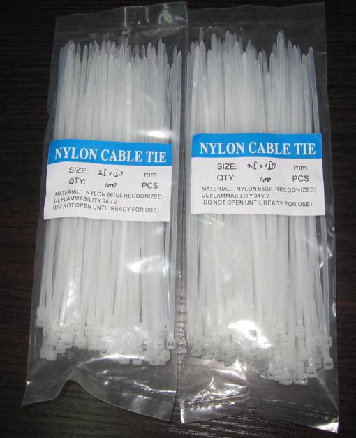 self locking nylon cable tie