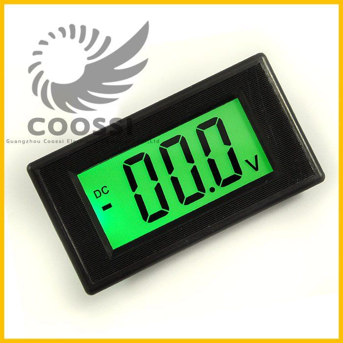 Voltage 200v Green Lcd Panel Digital Dc Voltmeter [k175]