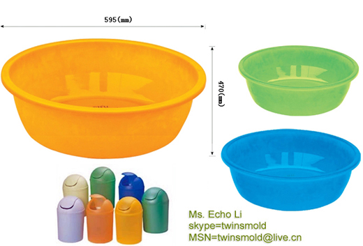 Washbasin and dustbin mould