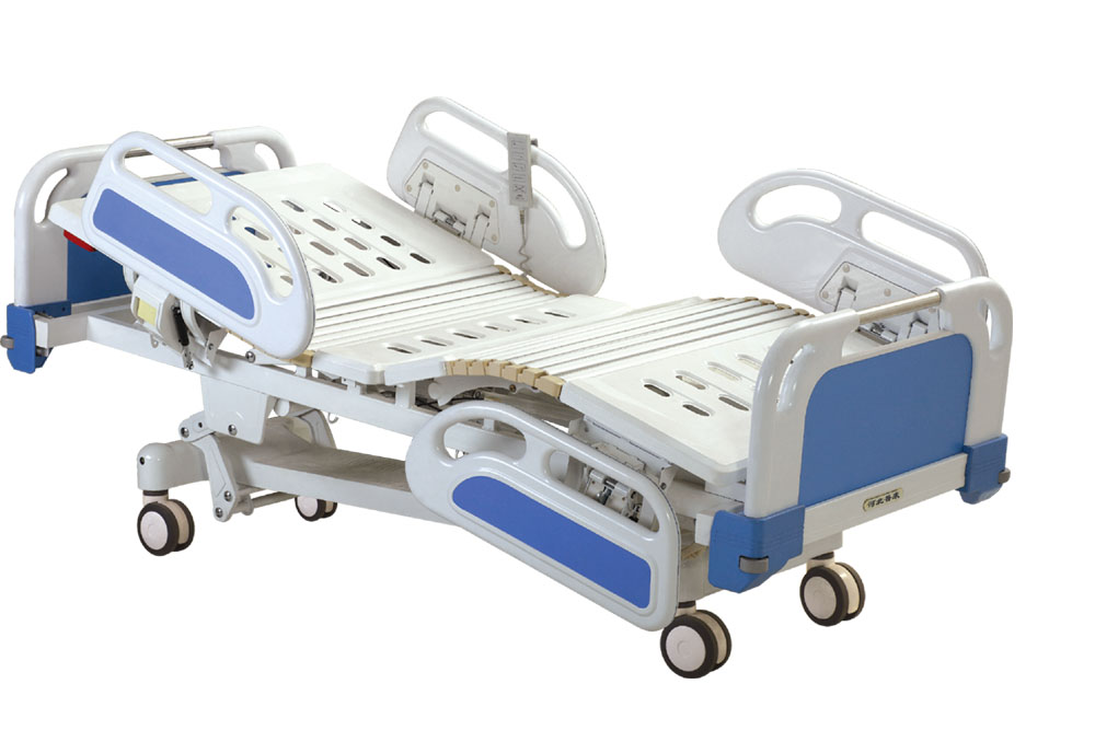 Five-function electric bed with CPR