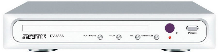 Compact size DVD player