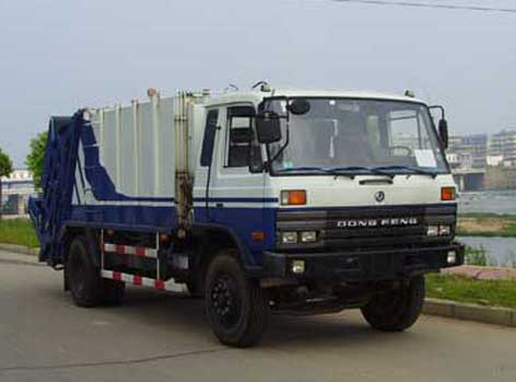 Conpression garbage truck