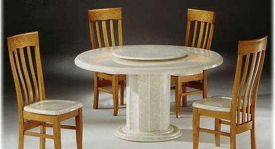 Marble Dining Table Set 2