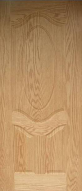 hdf molded door skin (Natural Oak)