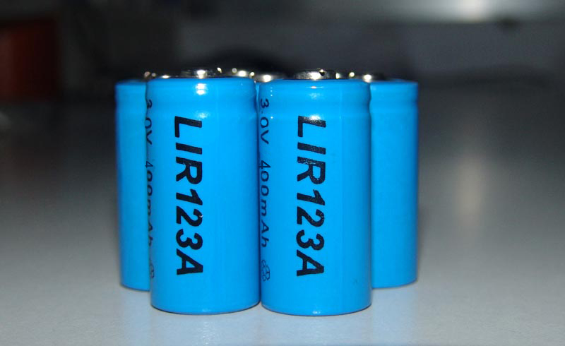 Li-ion rechargeable battery LIR123A