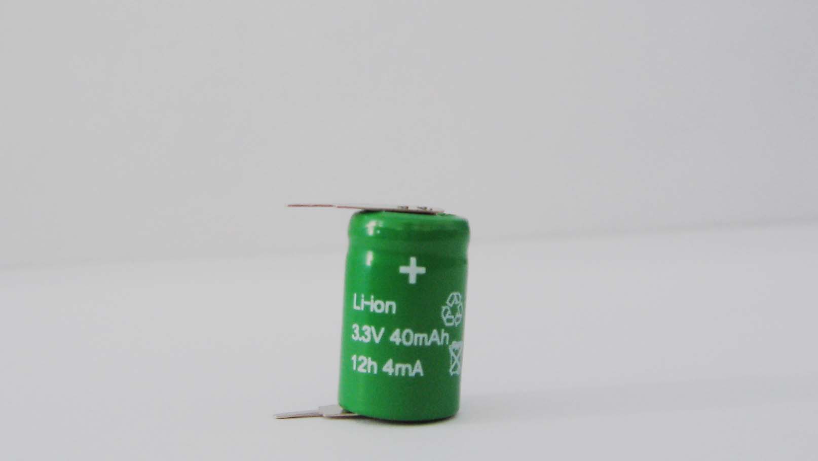Security Li-ion Rechargeable Battery 3.3V 60mAh