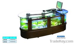 aquarium office desk