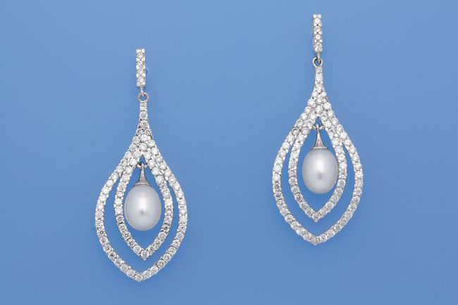 Silver Jewelry Pearl Jewelry Freshwater Pearl Earring