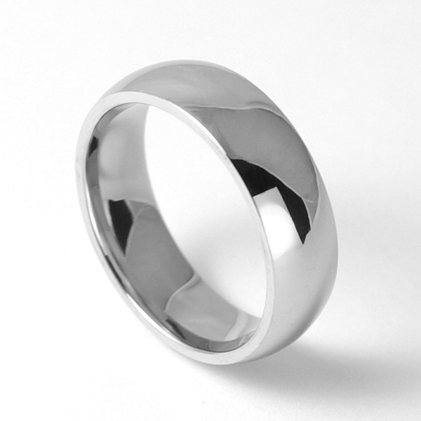 plain stainless steel ring