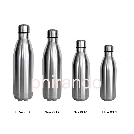 Stainless steel vacuum cola bottles