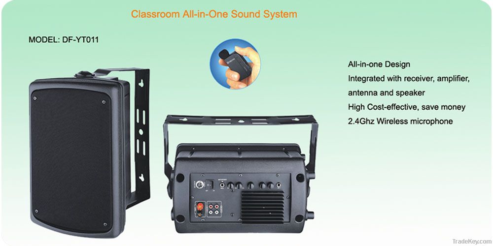Classroom wireless amplification system