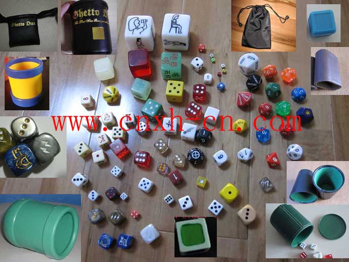 game dice pawn wood dice cube Polyhedron dice bubble dice Glitter powd