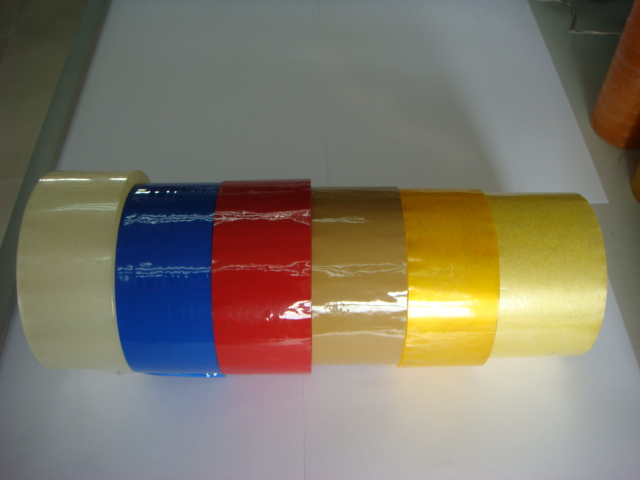 Colored packing tape